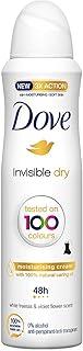Dove Invisible Dry Anti-Perspirant Deodorant Spray | No White Stains | 48H Sweat Protection | 150 ML