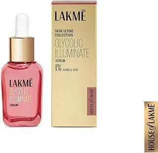 Lakme Glycolic Illuminate Serum 30 ml| 1% Glycolic Acid Reduces Dullness & Improves Texture