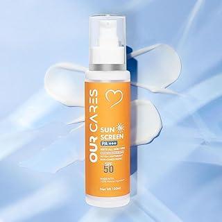 OURCARES Sunscreen Body Lotion - Broad Spectrum - UVA & UVB Protection with No White Cast