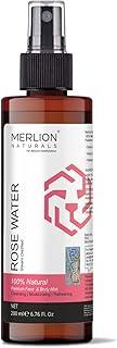Merlion Naturals Pure Rose Water For Facial Toner, Steam Distilled, 200ml