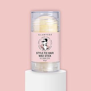 Glamveda Hair Wax Stick for Hair Styling The Headliner | Wax Styling Stick | Fly Away Hair Fixer | No Residue | Wax Stick For Hair | 30 gm