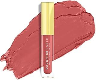 DAUGHTER EARTH Liquid Lipstick For Women With Vitamin E & Hyaluronic Acid | Long Lasting Matte Smudge Proof Vegan Lip Stick For Hydrating Lips | Mini Time Traveller’s Muse - 2.5ml