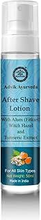 Advik Ayurveda After Shave Lotion with Alum and Witch Hazel, 50ml | After Shave Lotion For Men | After Shave Lotion For Dry skin