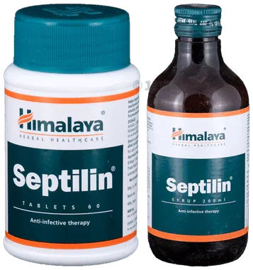 Himlaya Combo Pack of Septilin Tablet (60) & Syrup (200ml) combo pack of 2 units