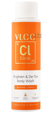 VLCC Clinic Brighten & De-Tan Body Wash bottle of 250 ml body wash