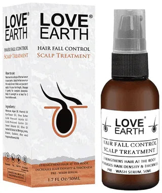 Love Earth Hairfall Control Scalp Treatment Serum bottle of 50 ml serum