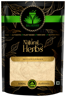 Sai Herbs Blue Lotus Powder packet of 100 gm powder