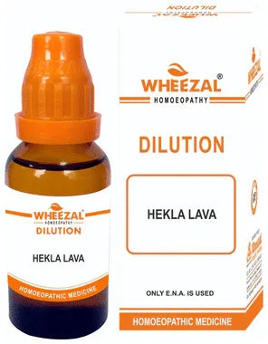 Wheezal Hekla Lava Dilution 1M bottle of 30 ml dilution