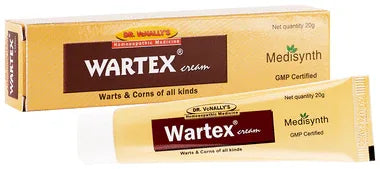 Medisynth Wartex Cream tube of 20 gm cream