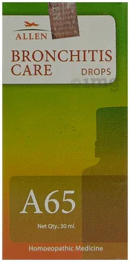 Allen A65 Bronchitis Drop bottle of 30 ml drop