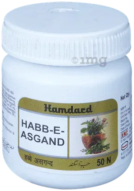 Hamdard Habb-E-Asgand bottle of 50 tablets