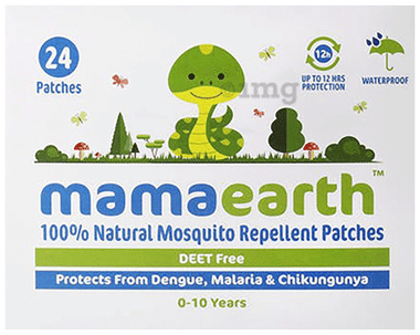 Mamaearth 100% Natural Mosquito Repellent Patch box of 24 patches