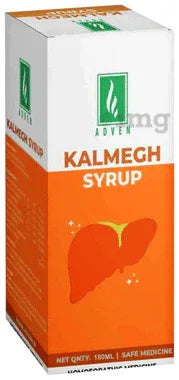 Adven Kalmegh Syrup bottle of 180 ml syrup
