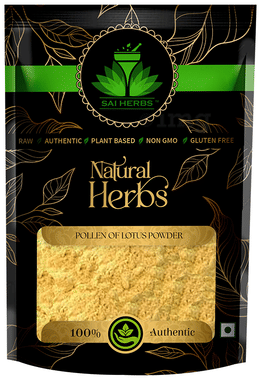 Sai Herbs Pollen of Lotus Powder packet of 100 gm powder