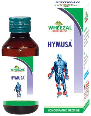 Wheezal Hymusa Syrup bottle of 120 ml syrup