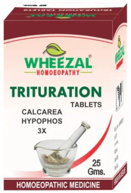 Wheezal Calcarea Hypophos Trituration Tablet 3X bottle of 25 gm trituration tablet