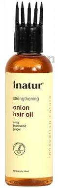 Inatur Hair Oil Onion bottle of 100 ml oil