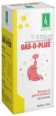 Adven Gas-O-Plus Syrup bottle of 100 ml syrup