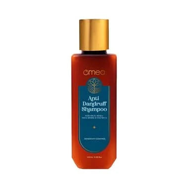 Omeo Anti Dandruff Shampoo bottle of 100 ml shampoo
