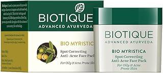 Biotique Bio Myristica Spot Correcting Anti Acne Face Pack, 20g