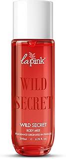 La Pink Wild Secret Body Mist 200ml | French-Inspired Fragrance | Long Lasting Body Spray for Women & Men with Fresh & Sensual Notes