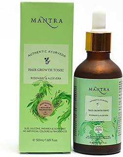 Mantra Advanced Hair Growth Serum | Rosemary & Aloe vera 50 ml | Hair Growth Tonic & Hair fall control serum for Women & Men