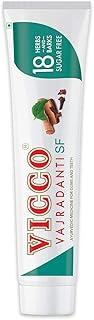 Vicco Vajradanti Ayurvedic Paste,sugar free, 18 Essential Herbs and Barks, Prevents Bad Breath, For Strong and Healthy Teeth, 160 gms