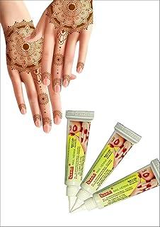 Veena Instant Dark Mehendi Cone Tattoo Paste Tubes (15 pieces In Each Box)