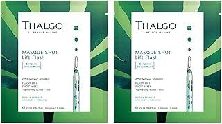 Thalgo Flash Lift Shot Mask | Unisex Face Mask | Anti-Aging & Reduces Wrinkles (20ml Pack of 2)