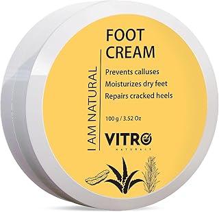 Vitro Foot Cream For Rough, Dry and Cracked Heel, Feet Cream For Heel Repair With Benefits Of Aloe vera, Beeswax and & glycerin