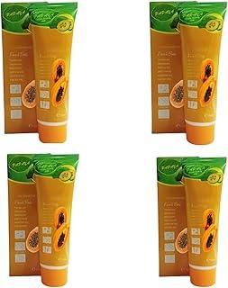 Facejewel Face & Body Papaya Scrub Gel Dead Skin Removing Cleansing Scrub Gel Scrub (pack of 4)