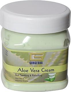 Gorgeous London Aloevera Cream 450gm Skin Soothing & Refreshing with Aloevera & Multi Friut Enzyme