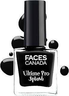 Faces Canada Splash Nail Enamel Black Beauty 15 8ml
