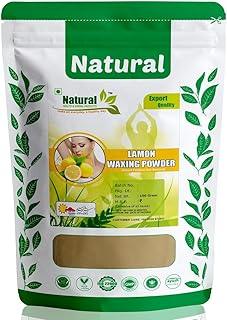 Natural Health and Herbal Products Unisex Adult Lamon Flavour Waxing Powder Instant Hair Remover For All Types Of Hair & Skin, Hands, Legs, Underarms, Bikini (Private Part) Area (100 G), Pack Of 1