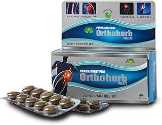 Pankajakasthuri Orthoherb Tablet Ayurvedic Pain Relief from Joint, Muscle, Back Pain, Sprains, Sports injuries reducing Inflammation and Sciatica - 60 Tabs