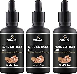 Oilanic Nail Cuticle Oil for Stronger Nails and Healthier Cuticles (Set of 3, Each 30 ml)|Deep Nourishing and Hydrating Oil for Dry, Cracked and Damaged Cuticles Suitable for Women and Men|
