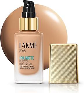 Lakme 9to5 Hya Matte Foundation + Hyaluronic Acid Warm Beige - 25ml