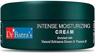 Dr Batra's Intense Moisturizing cream, Enrihced with Echinacea & Vitamin E, Long lasting hydration, Cream for Smooth, Silky & Youthful Skin, Natural glow, Safe to use (100g)