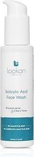 Lookon 2% Salicylic Acid Face Wash with 1% Capryloyl Salicylic Acid | Deep Cleanser for Acne-Prone & Oily Skin | Blackhead Remover | Gentle & Sulfate-Free | Unisex Skincare | 100ml