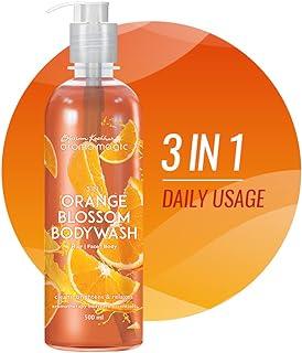 Aroma Magic 3 in 1 Orange Blossom body wash | Nourishes & soothes skin, heals blemishes, treats acne with Apple cider vinegar, orange blossom extract, vitamin E ? 500ml