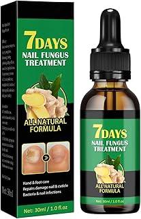 Ginger Nail Treatment – Nail Growth Serum & Cuticle Care Oil, 7 days Damaged & Brittle Nails – Strengthens, Restores & Promotes Growth – Cuticle & Nail Treatment, Natural Hydrating Nail Strengthener