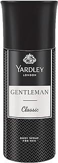 Yardley London Gentleman Classic Deodorant Body Spray For Men, 150ml