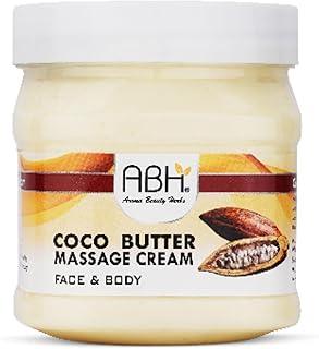 ABH Coco Butter Massage Cream – Deep Hydration & Skin Nourishment, Enriched with Natural Cocoa Butter & Almond Oil, Suitable for Face & Body, Ideal for All Skin Types