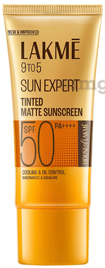 Lakme Sun Expert Tinted Sunscreen SPF 50 PA+++ tube of 50 ml cream