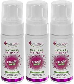 everteen Natural Intimate Foam Wash for Feminine Hygiene in Women – 3 Packs (150 ml Each)