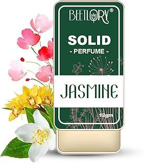 Beetlory Jasmine Solid Perfume | Alcohol Free | Cologne for Men & Women | Non-Greasy Perfume Wax | Strong & Lasting Fragrance