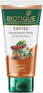 Biotique Coffee Energizing Face Wash 150ml | Purifies Skin, Unclog Pores | Paraben & SLS Free