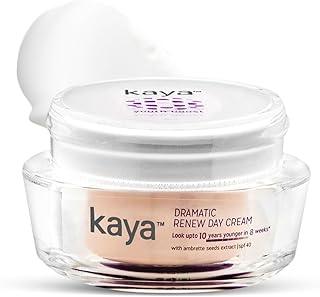 Kaya Clinic Dramatic Renew Day Cream Firm & Protect Against Ageing | Retinol, 3% Polyglutamic Acid & SPF 40 PA+++ | Dermatologist-Developed with 22 Years Expertise | 50 g