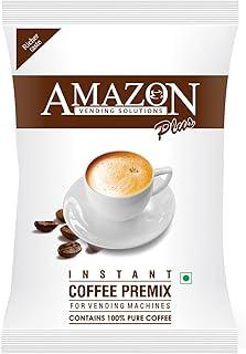 ATLANTIS Amazon 3 In 1 Plus Instant Coffee Premix Powder 1 Kg Packet For Vending Machine And Manual Use