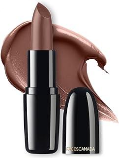 FACESCANADA Weightless Creme Finish Lipstick - Sweet Mocha (Brown), 4G | Creamy Finish | Smooth Texture | Long Lasting Rich Color | Hydrated Lips | Vitamin E, Jojoba Oil, Shea Butter, Almond Oil